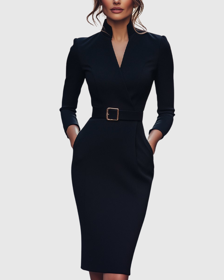 Rosabel | Vestido Midi Refinado