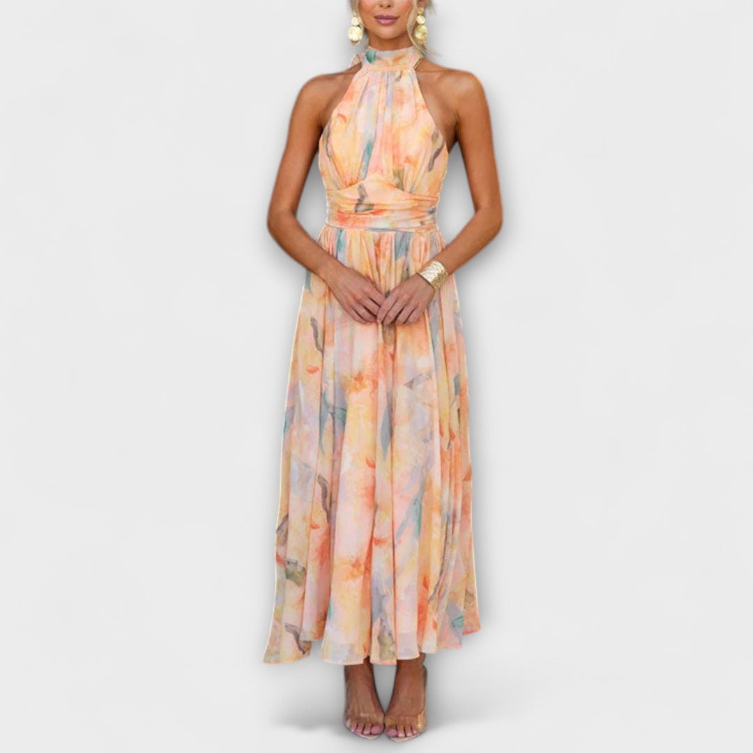 Sofia - Vestido estampado acuarela
