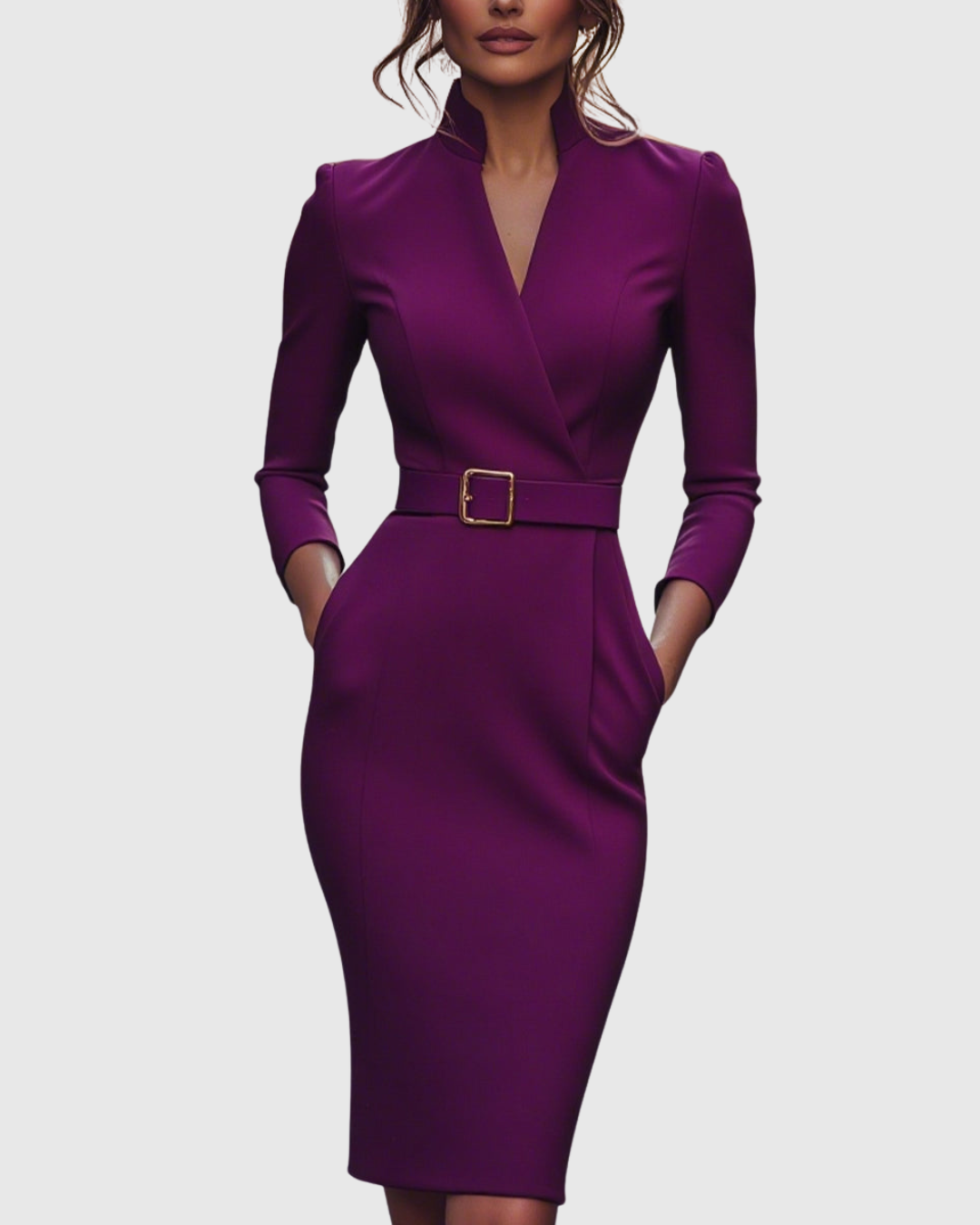 Rosabel | Vestido Midi Refinado