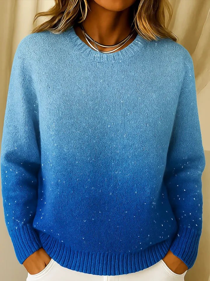 Ella | Top de punto elegante con brillo degradado