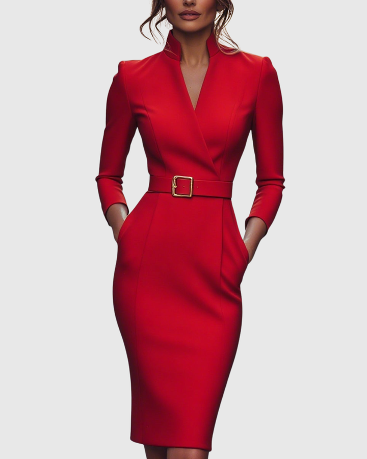 Rosabel | Vestido Midi Refinado