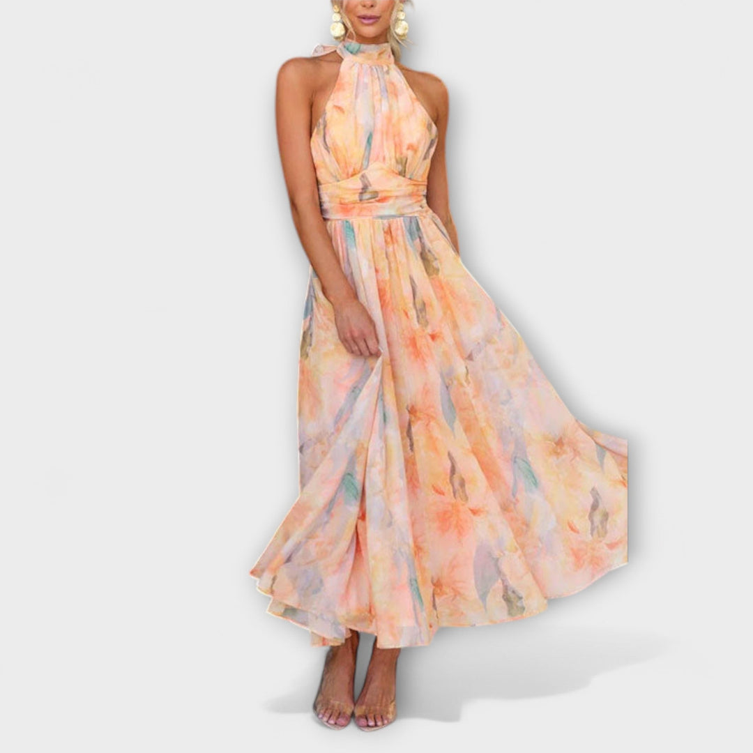 Sofia - Vestido estampado acuarela