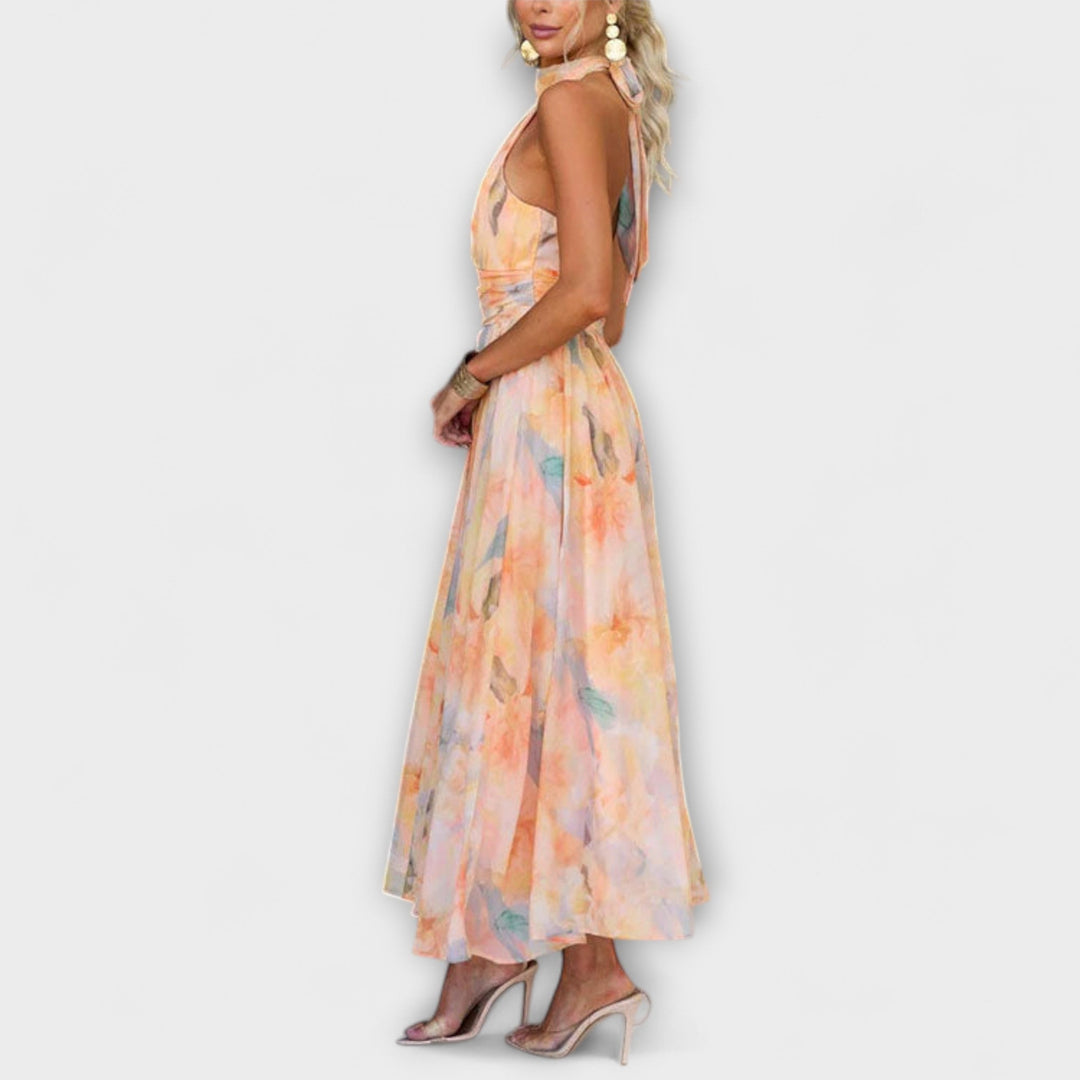 Sofia - Vestido estampado acuarela