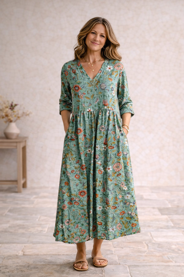 Elianna – Vestido Elegante Floral