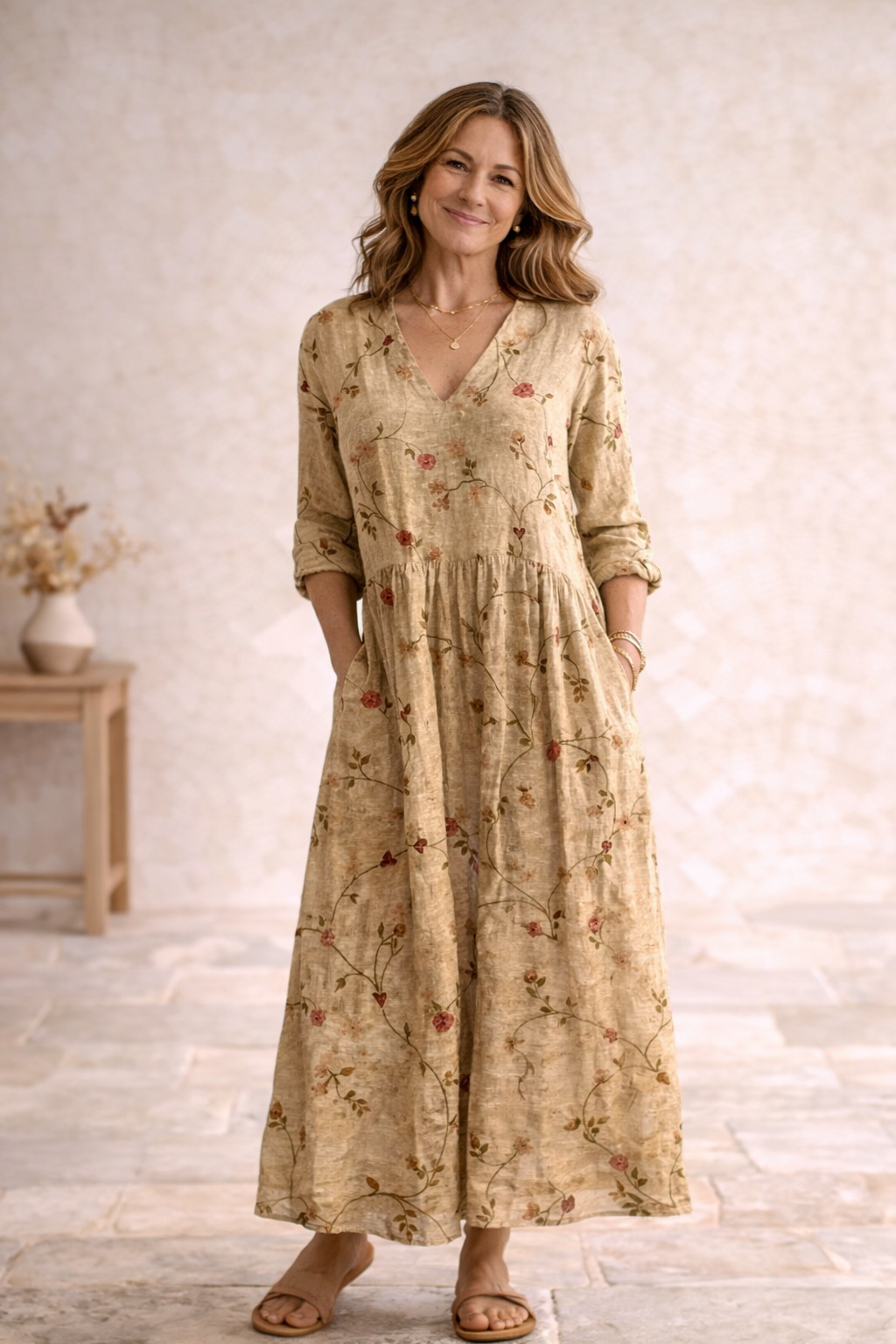 Elianna – Vestido Elegante Floral