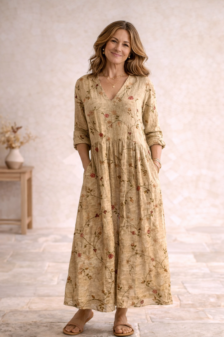 Elianna – Vestido Elegante Floral