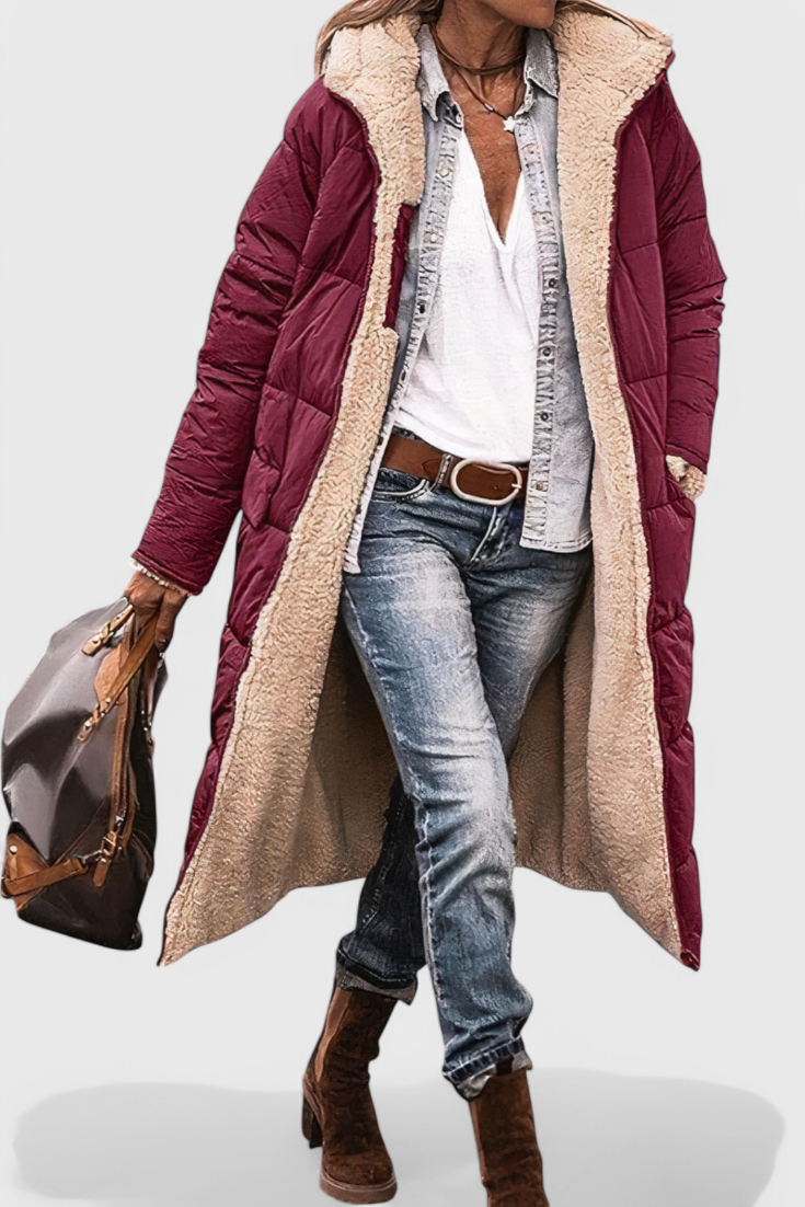 Blanca | Diaria Parka Suave y Acolchada para Comodidad