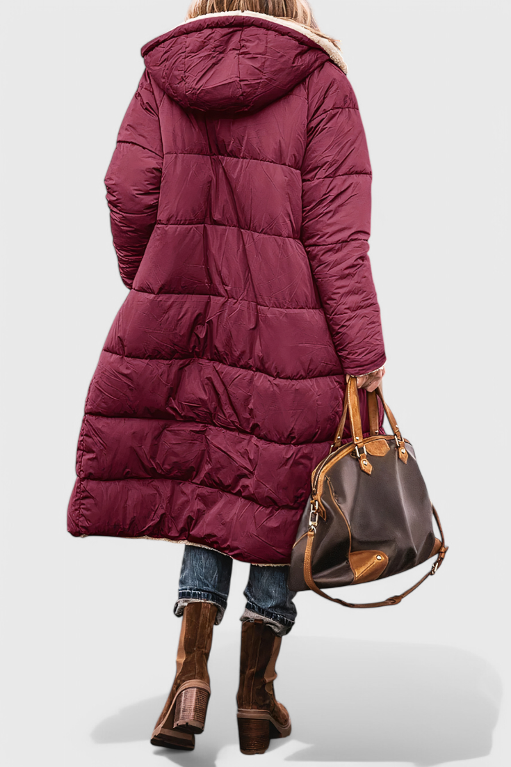 Blanca | Diaria Parka Suave y Acolchada para Comodidad