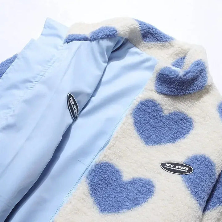 Camila | Chaqueta reversible con corazones