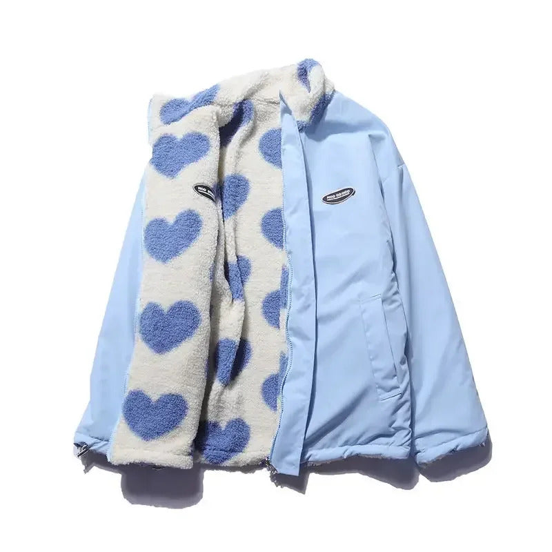 Camila | Chaqueta reversible con corazones