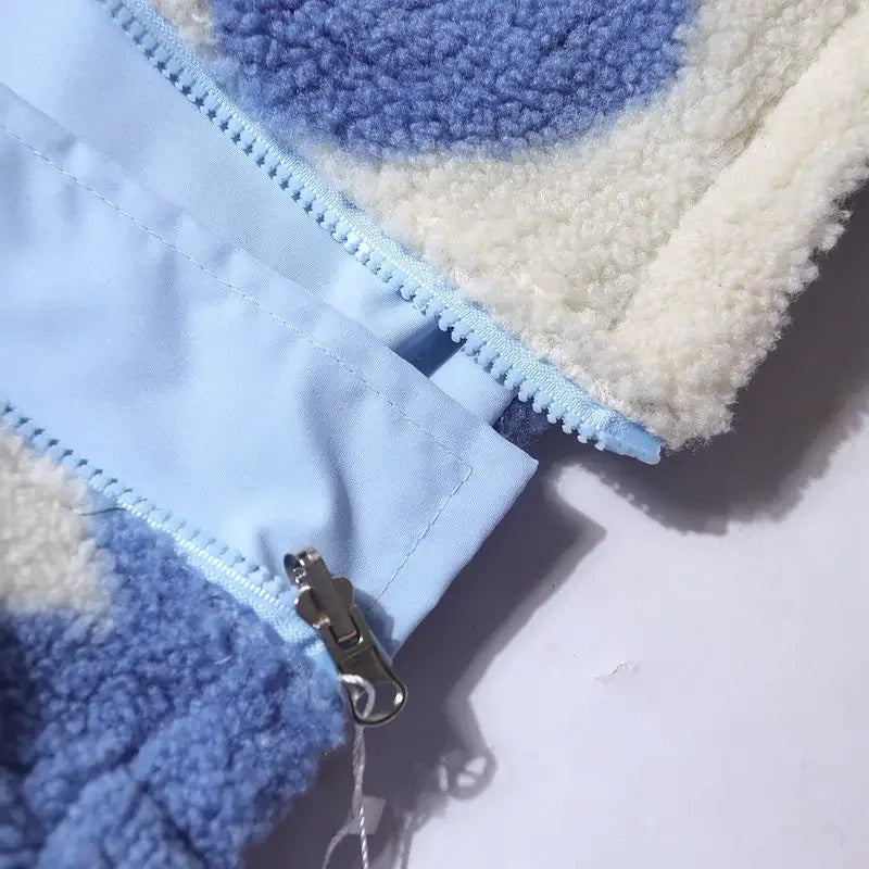 Camila | Chaqueta reversible con corazones