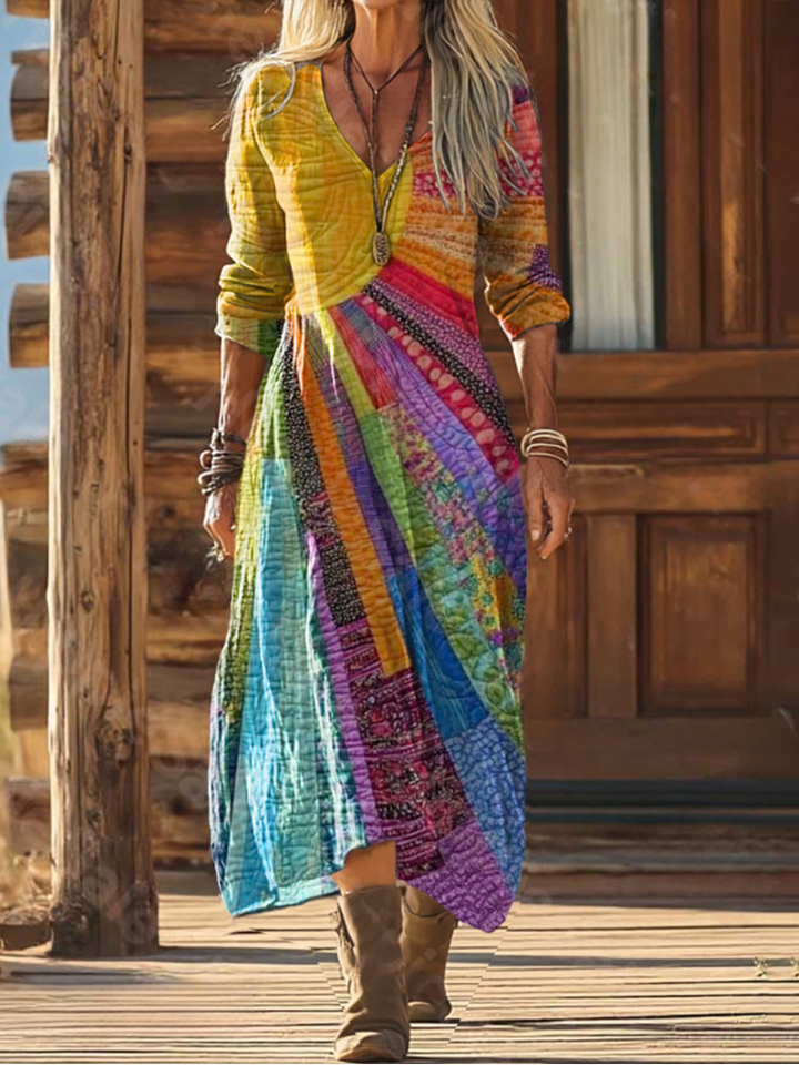 Luna | Vestido bohemio con diseño veraniego