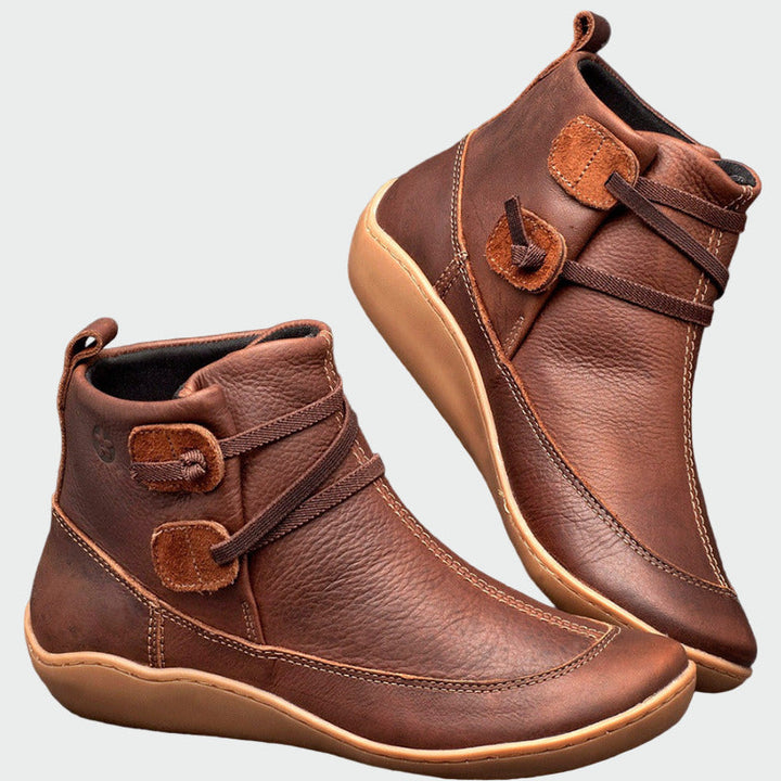 Botines ortopédicos de cuero prémium