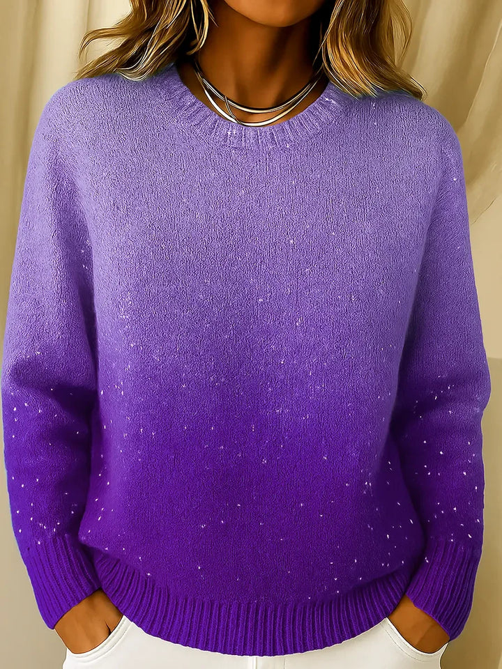 Ella | Top de punto elegante con brillo degradado