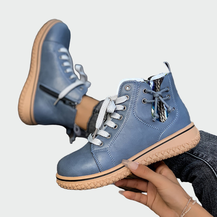 Botas ortopédicas de cuero para el tobillo