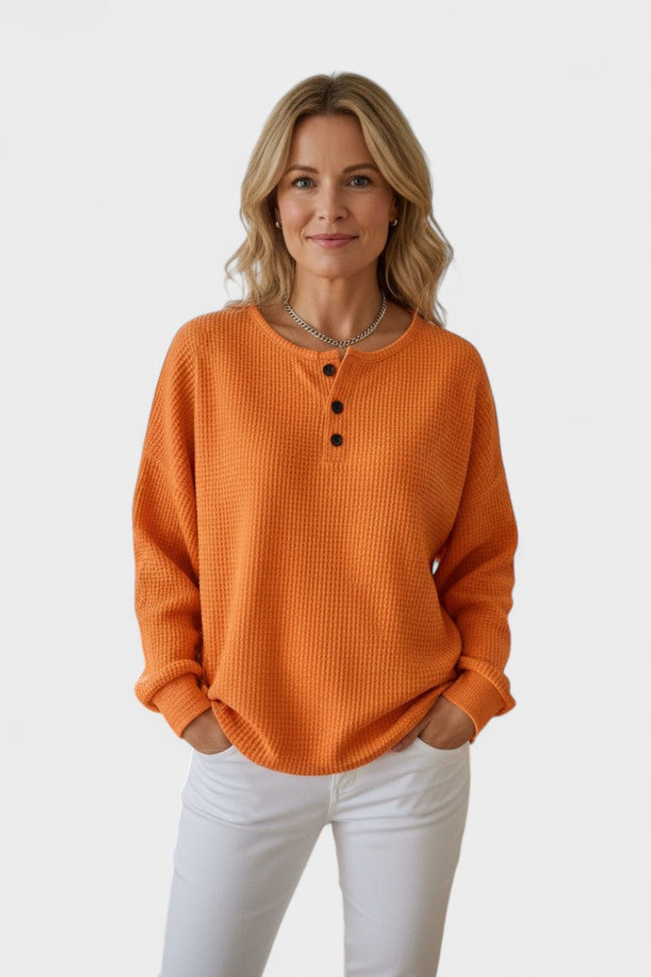 Helle | Jersey acogedor de punto gofre