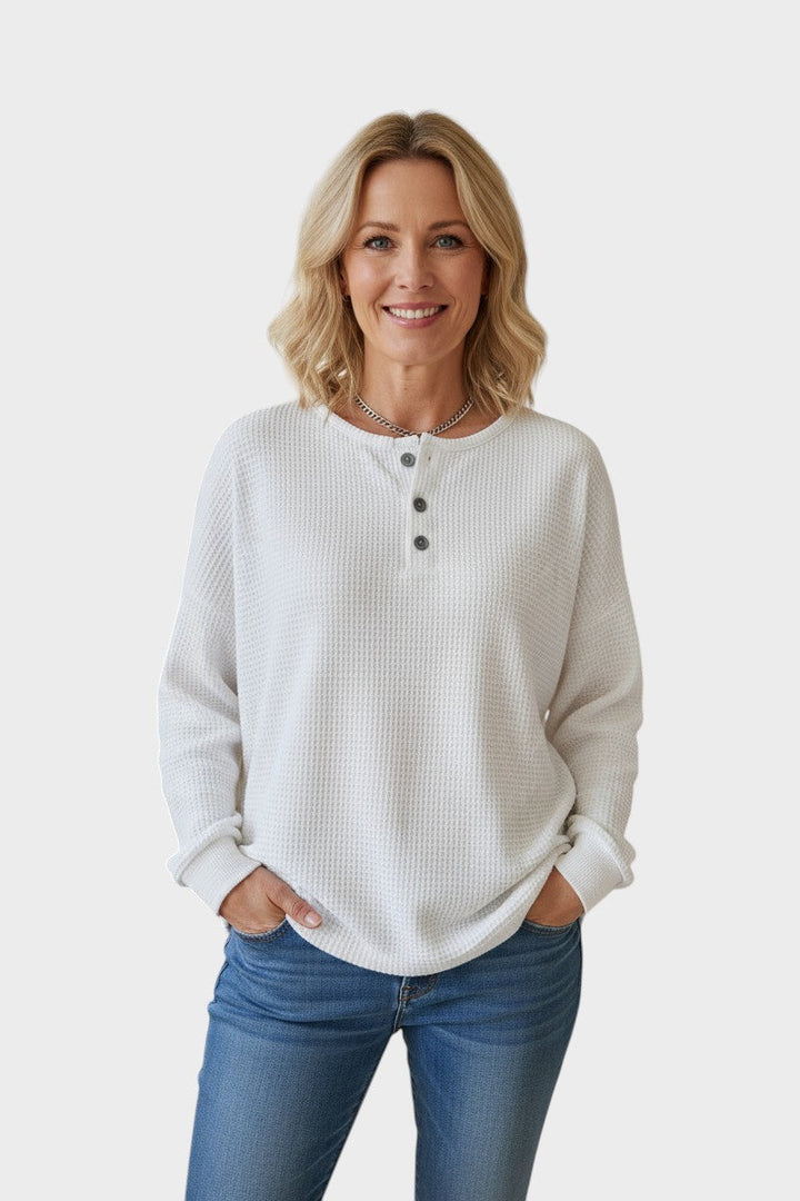 Helle | Jersey acogedor de punto gofre