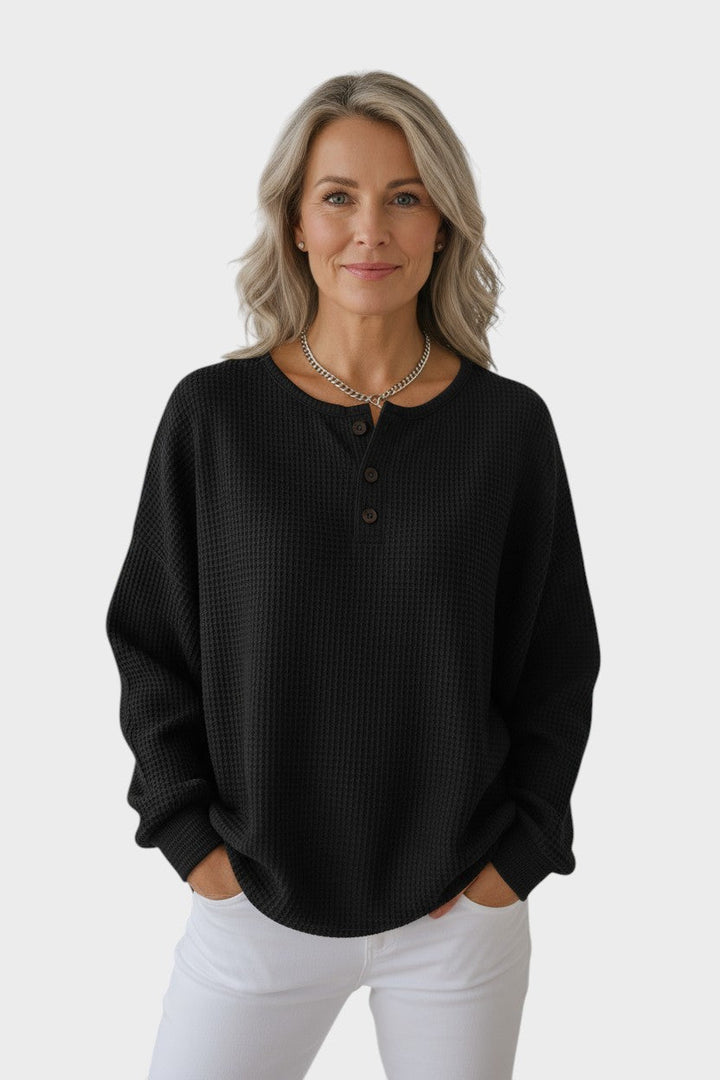 Helle | Jersey acogedor de punto gofre