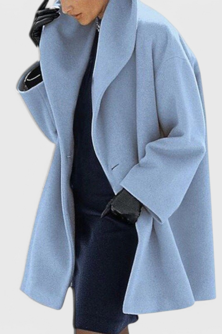 Aurora | Abrigo Oversized de Mezcla de Lana