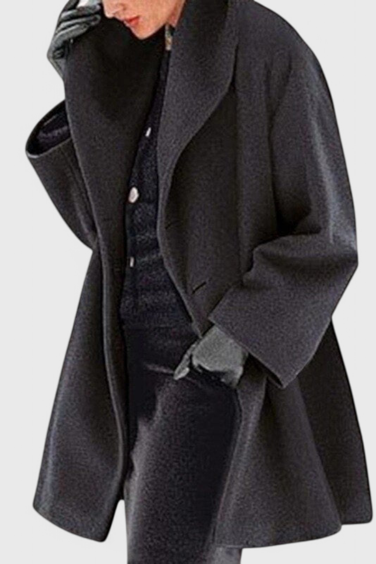 Aurora | Abrigo Oversized de Mezcla de Lana