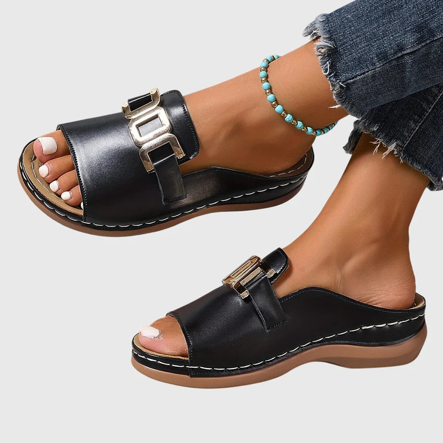 SIENNA | COMFY BUCKLE SANDALS