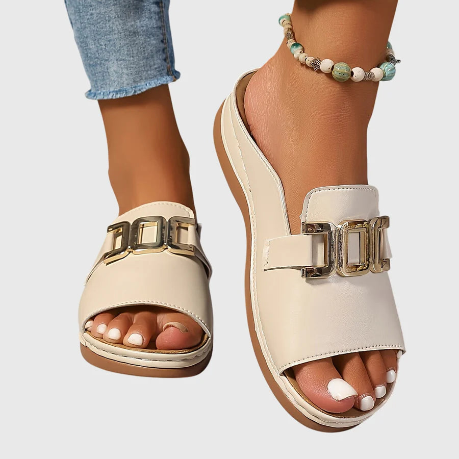 SIENNA | COMFY BUCKLE SANDALS