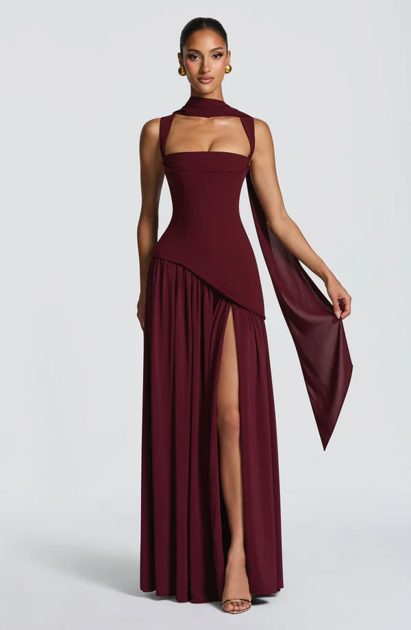 ZAFIRA | Vestido Largo Lacado