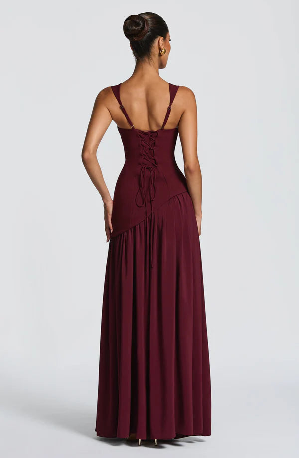 ZAFIRA | Vestido Largo Lacado
