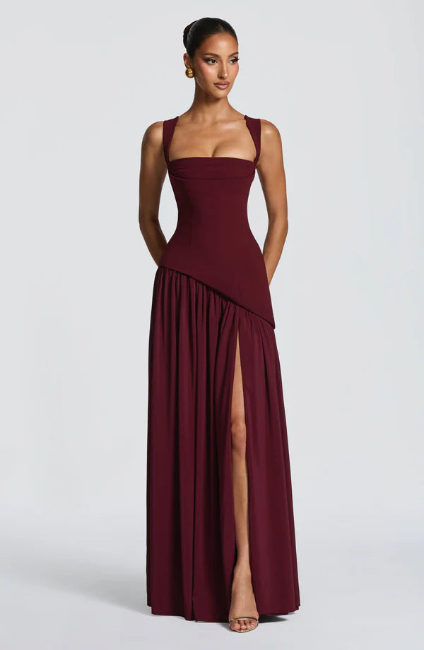 ZAFIRA | Vestido Largo Lacado