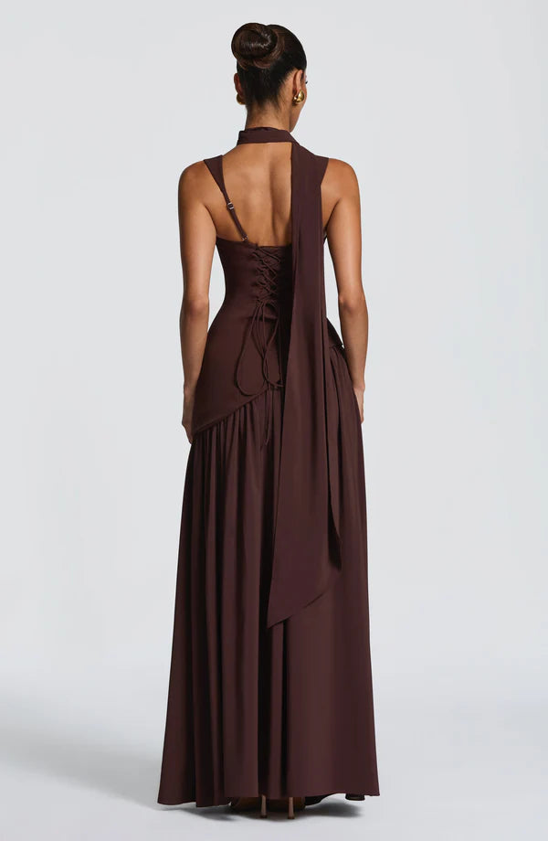 ZAFIRA | Vestido Largo Lacado